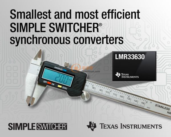 TI introduced SIMPLE SWITCHER ® synchro converter DC/DC voltage stabilizer