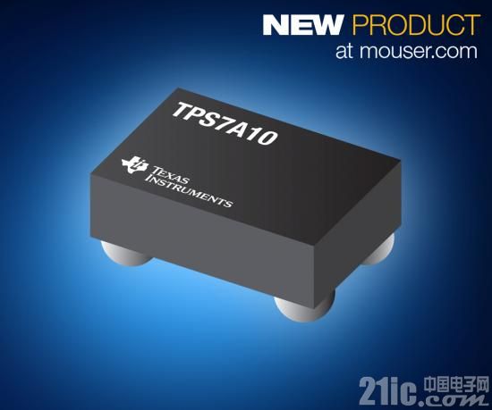 Texas Instruments TPS7A10 ultra-low differential pressure stabilizer is available for MCU and analog